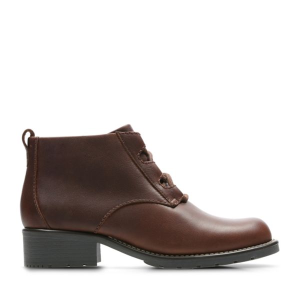 Clarks Womens Orinoco Oaks Ankle Boots Brown | UK-185396